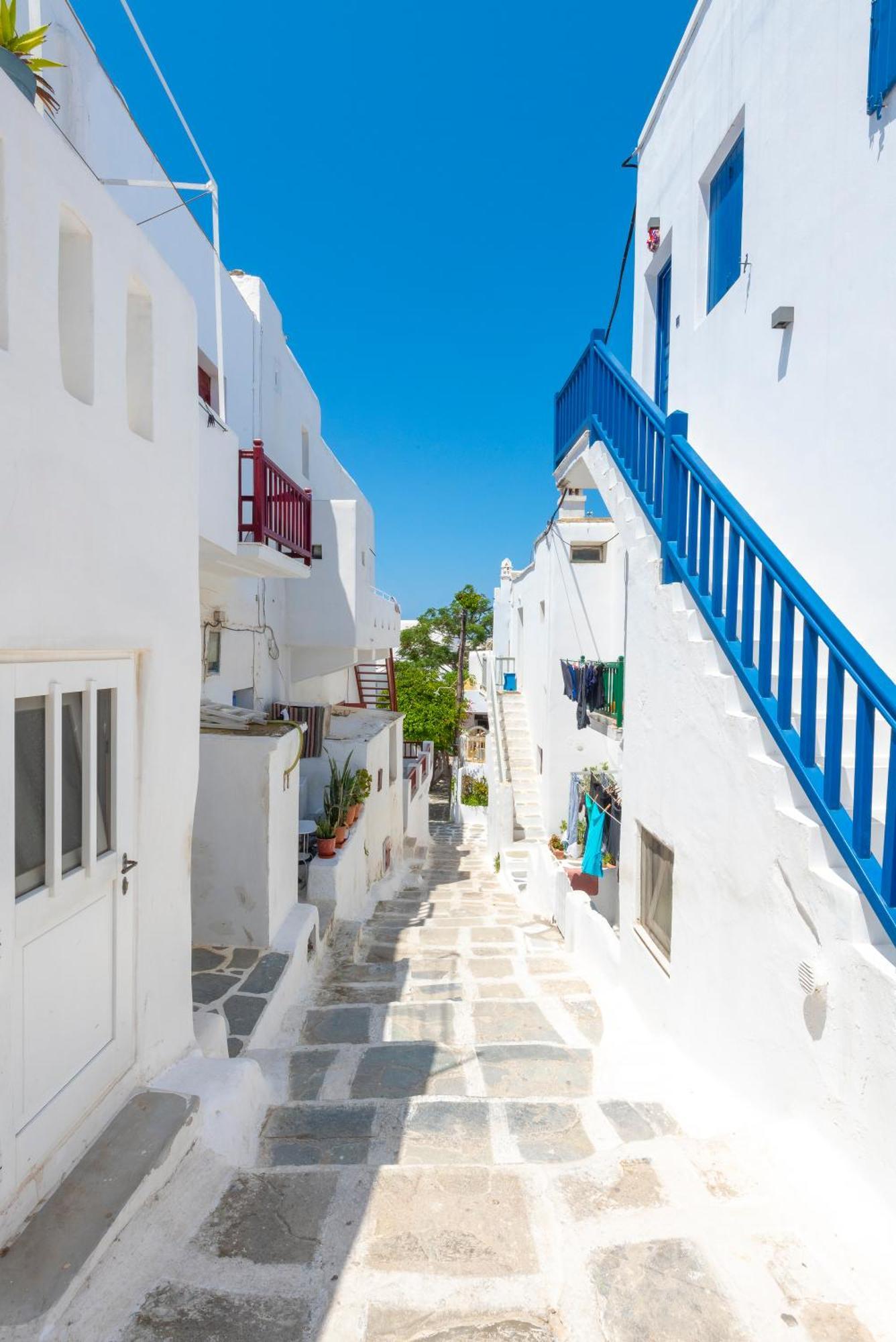 Appartamento White And Grey Chora Mykonos Town Esterno foto