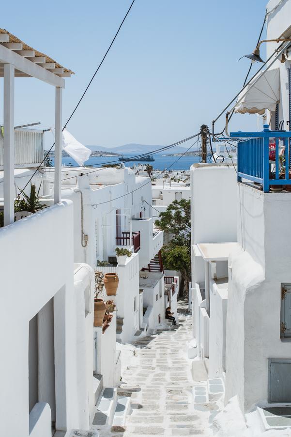 Appartamento White And Grey Chora Mykonos Town Esterno foto